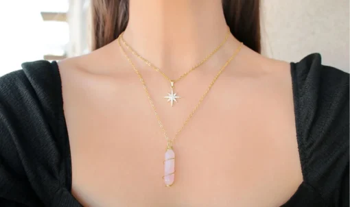 24K Polaris Star Necklace: A Celestial Touch of Luxury - Image 4
