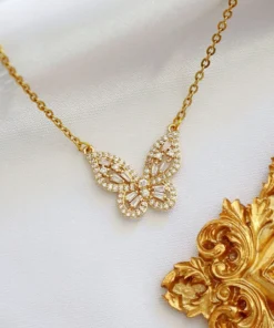 "Dreamy Butterfly" | 24K Pendant Necklace
