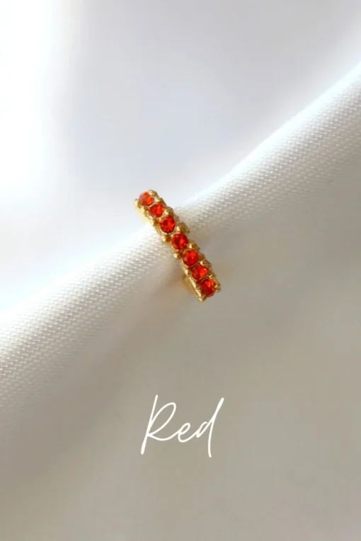 "Rainbow Dust" | 18K Ear Cuff ( 1 piece ) - Image 2