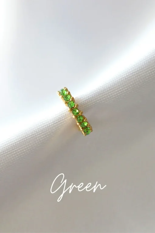 "Rainbow Dust" | 18K Ear Cuff ( 1 piece ) - Image 4