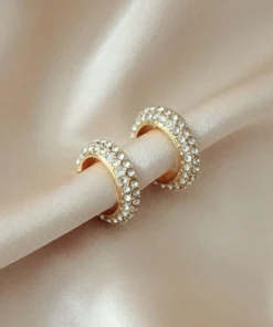 "Star Dust" | 18K Ear Cuffs (Pair / Single): A Touch of Celestial Elegance