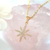 24K Polaris Star Necklace: A Celestial Touch of Luxury