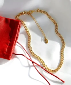 24K Thick Cuban Chain Choker