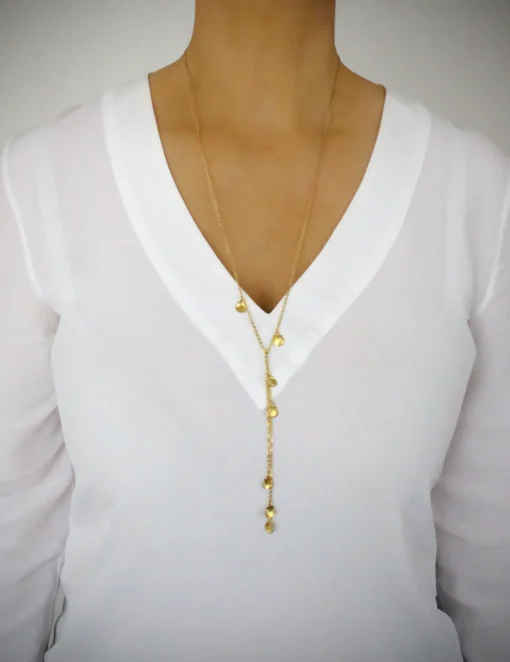 18K gold plated seashell wrap necklace - Image 2