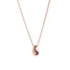 Droplet Necklace – Minimalist Teardrop Pendant in Rose Gold or Silver Finish