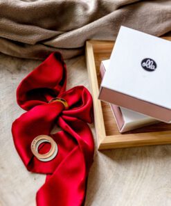 Silk Ribbon Bracelet – LOVE | Romantic Minimalist Jewelry